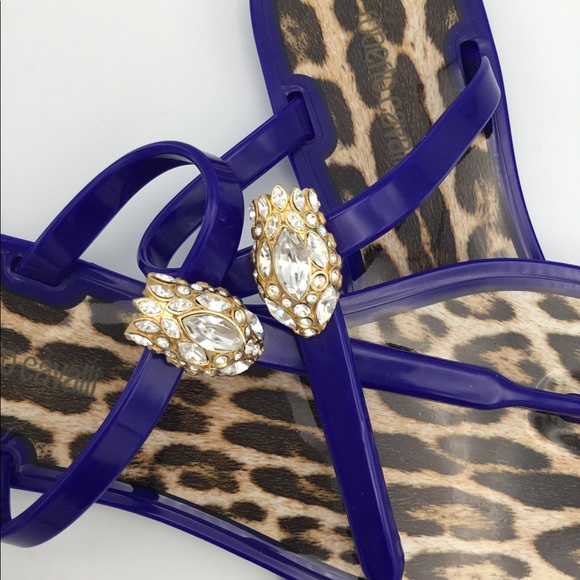 Roberto Cavalli purple blueish sandals 🩴 - Picture 8 of 8